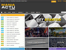 Tablet Screenshot of mania-actu.com